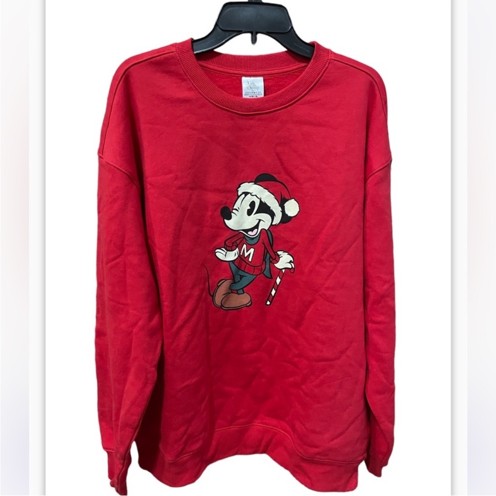 Disney Vintage Mickey Mouse Holiday Crewneck Sweatshirt
